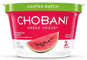 CHOBANI OFFERS NEW YOGURT OPTIONS CHOBANI OFFERS NEW YOGURT OPTIONS