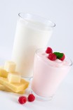 Milk and Yogurt with Fruit